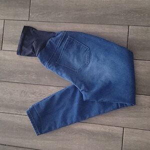 Indigo Blue Secret Fit Belly Full Panel Maternity Skinny Jeans - Size L